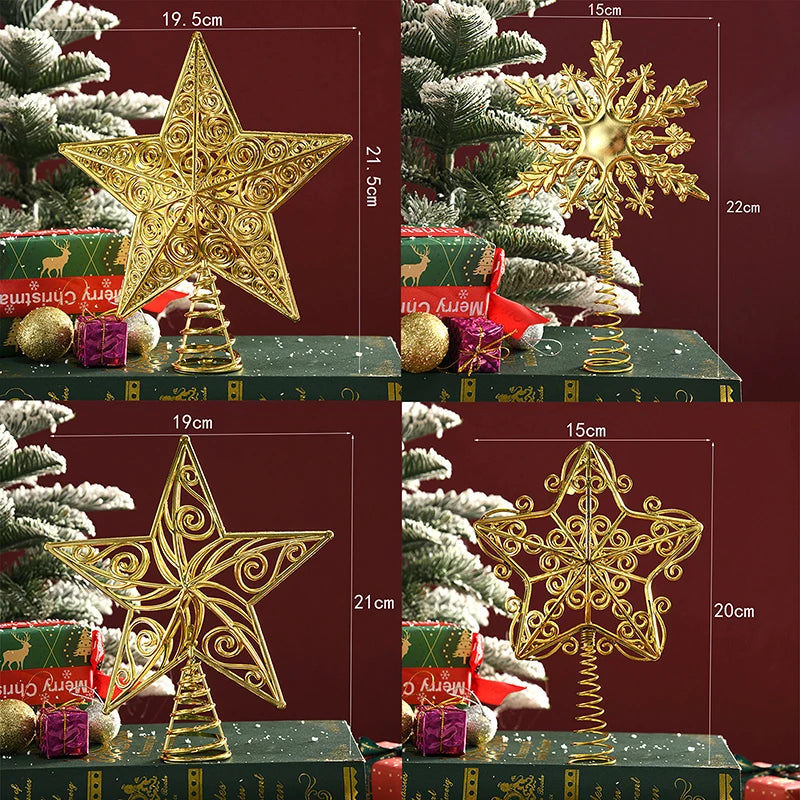 Estrela de Natal para decoração em árvore Natalina.