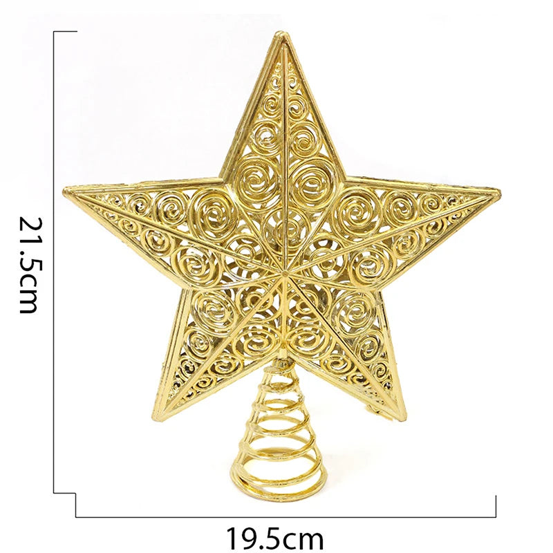 Estrela de Natal para decoração em árvore Natalina.